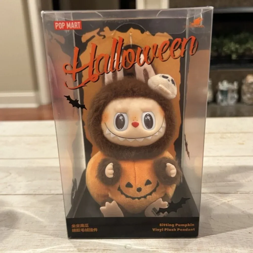 Labubu Halloween Sitting Pumpkin Plush - Picture 2 of 7